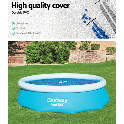 Bestway Solar Pool Cover Blanket for Swimming Pool 10ft 305cm Round Pool 58241