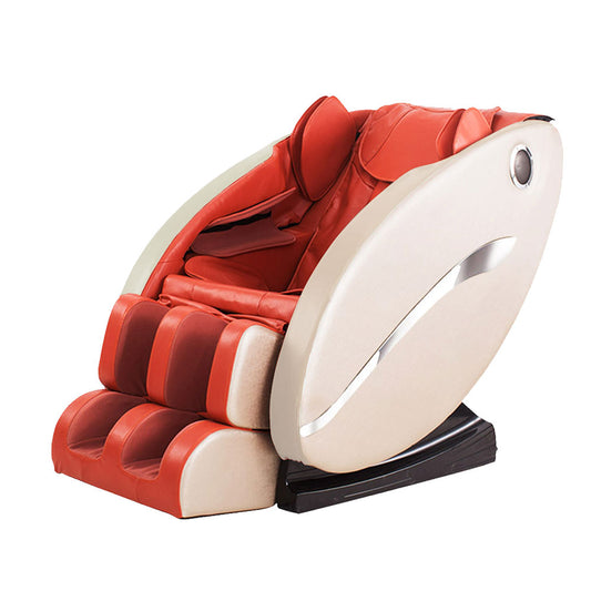 MASON TAYLOR L1 3D Electric Massage Chair Recliner SL Track Heat Massager - White&Red